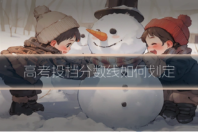 高考投档分数线如何划定
