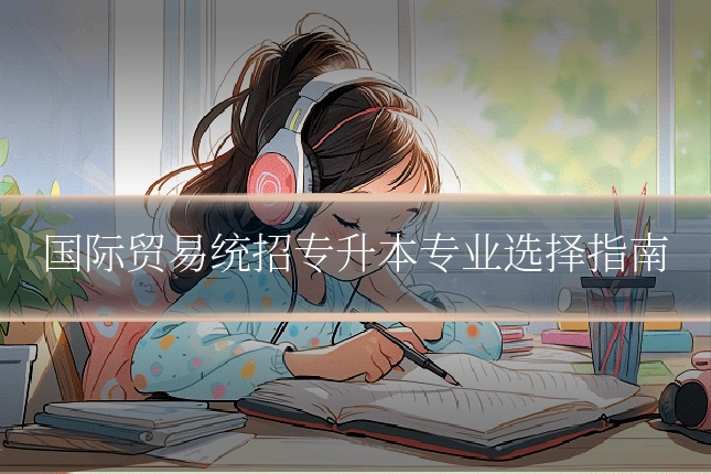 国际贸易统招专升本专业选择指南
