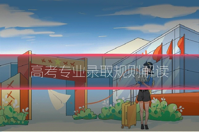 高考专业录取规则解读
