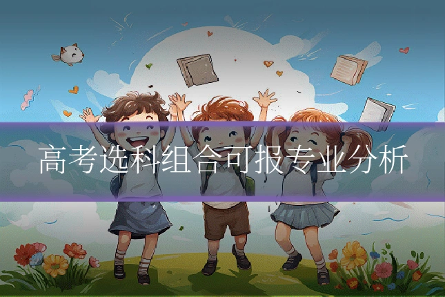 高考选科组合可报专业分析