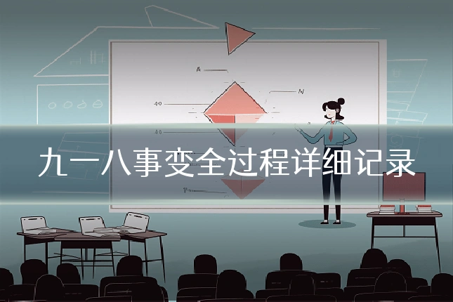 九一八事变全过程详细记录