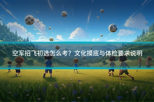 空军招飞初选怎么考?文化摸底与体检要求说明