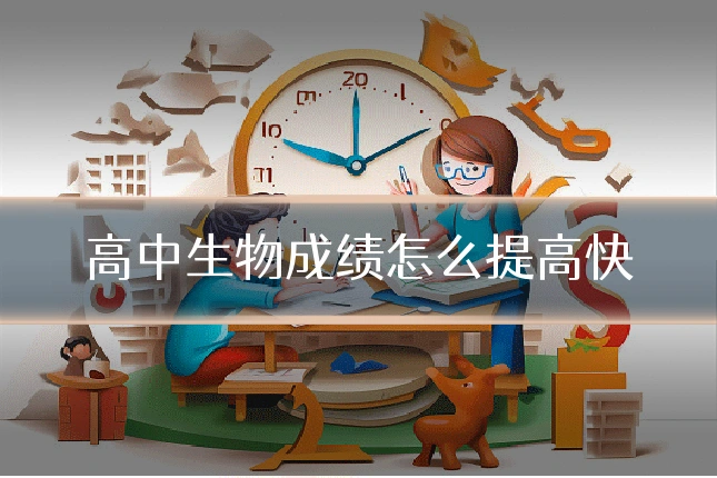 高中生物成绩怎么提高快