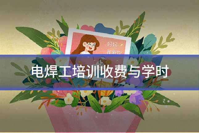 电焊工培训收费与学时