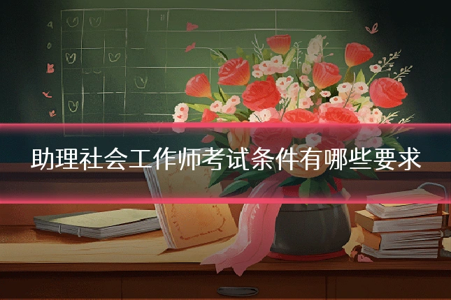 助理社会工作师考试条件有哪些要求