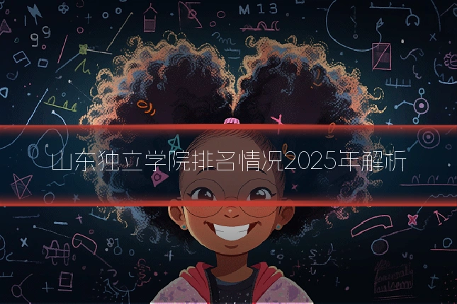 山东独立学院排名情况2025年解析