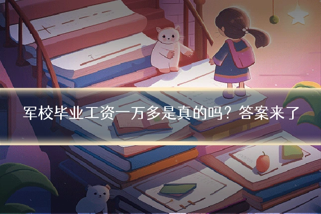 军校毕业工资一万多是真的吗?答案来了