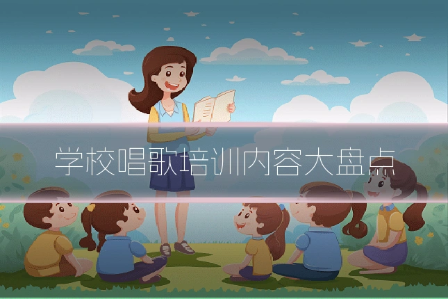 学校唱歌培训内容大盘点