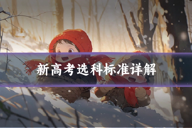 新高考选科标准详解