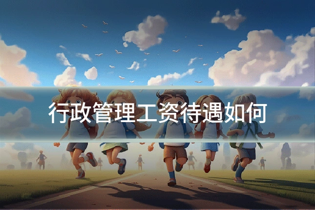 行政管理工资待遇如何