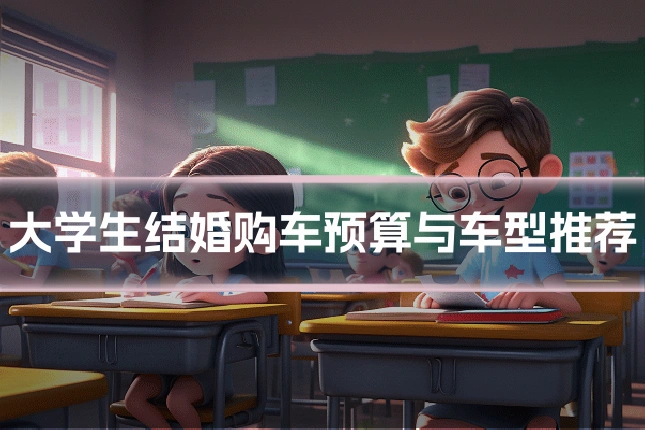 大学生结婚购车预算与车型推荐