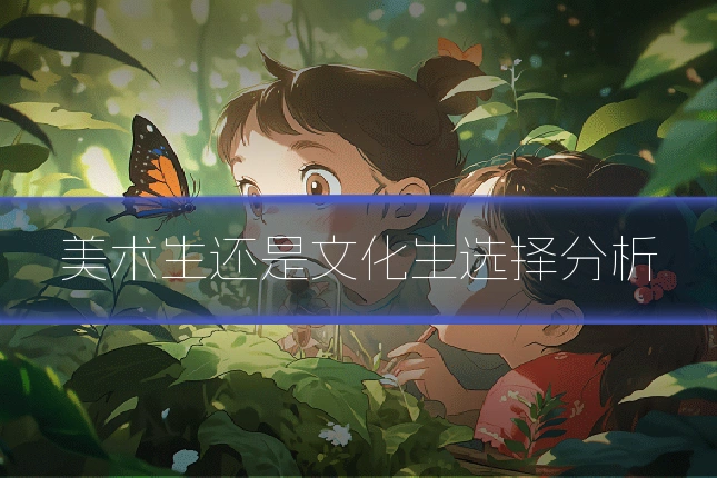 美术生还是文化生选择分析