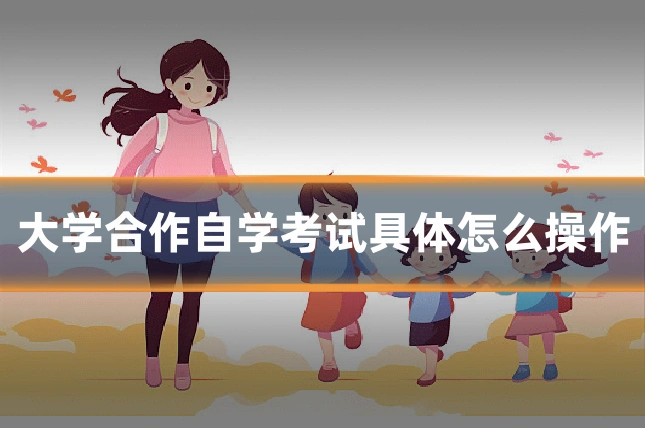 大学合作自学考试具体怎么操作