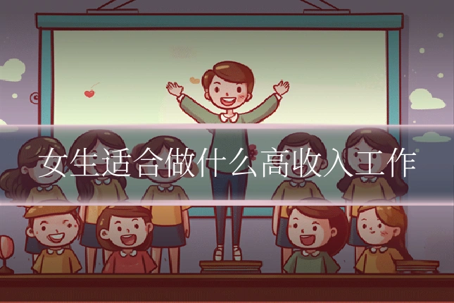 女生适合做什么高收入工作