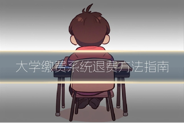 大学缴费系统退费方法指南