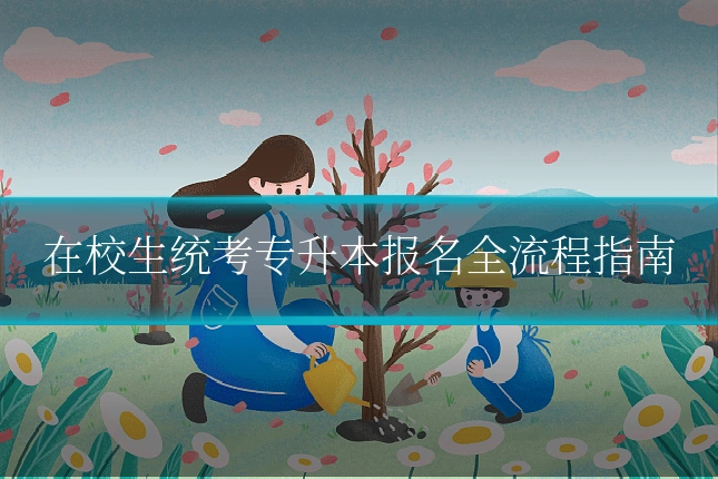 在校生统考专升本报名全流程指南