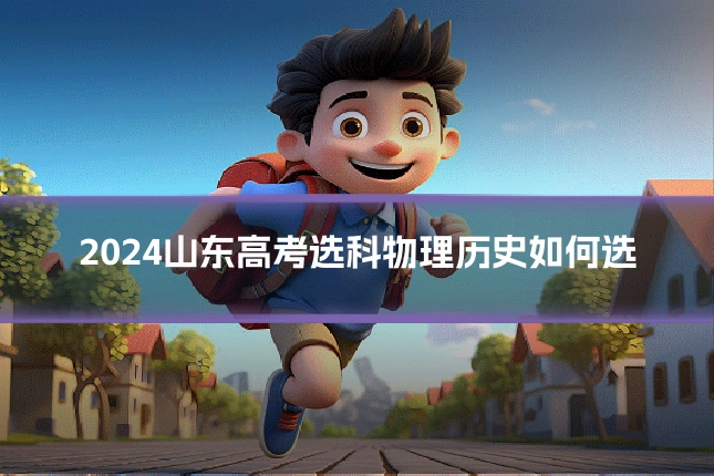 2024山东高考选科物理历史如何选