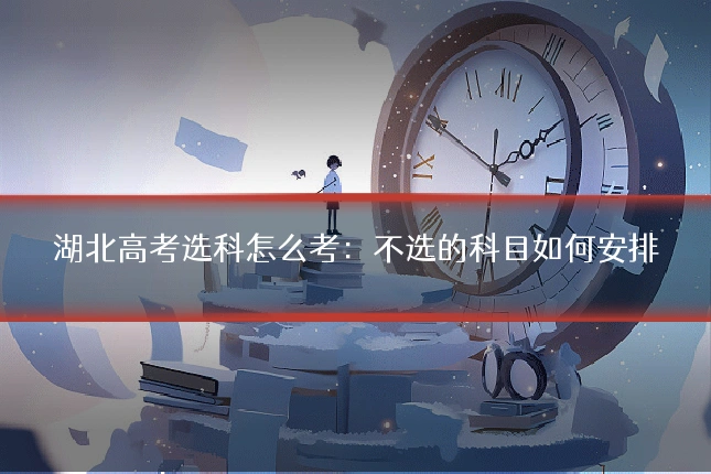 湖北高考选科怎么考:不选的科目如何安排