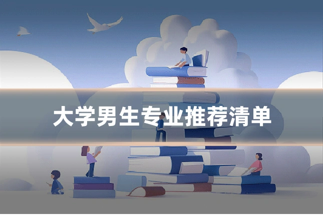 大学男生专业推荐清单