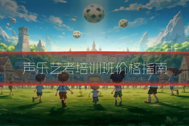 声乐艺考培训班价格指南