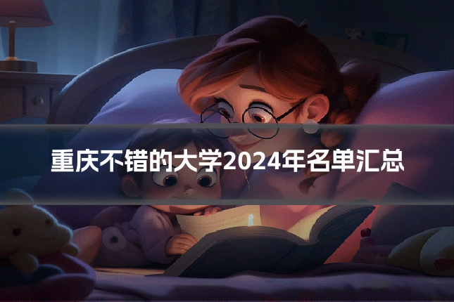 重庆不错的大学2024年名单汇总