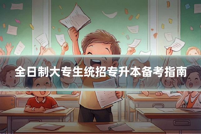 全日制大专生统招专升本备考指南