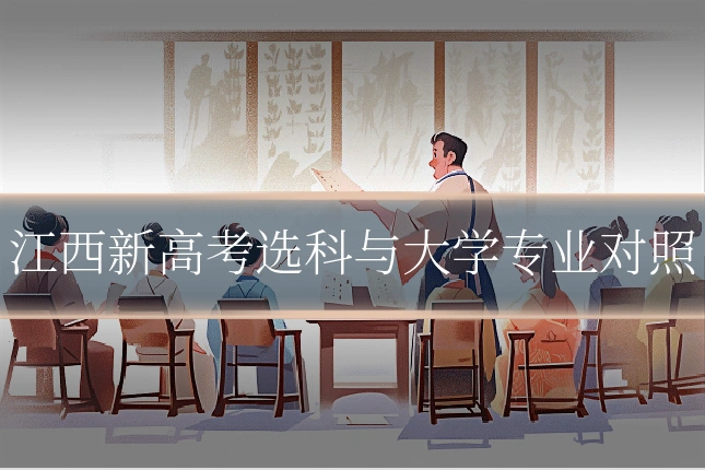 江西新高考选科与大学专业对照