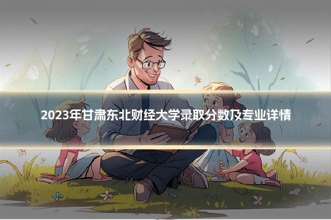 2023年甘肃东北财经大学录取分数及专业详情