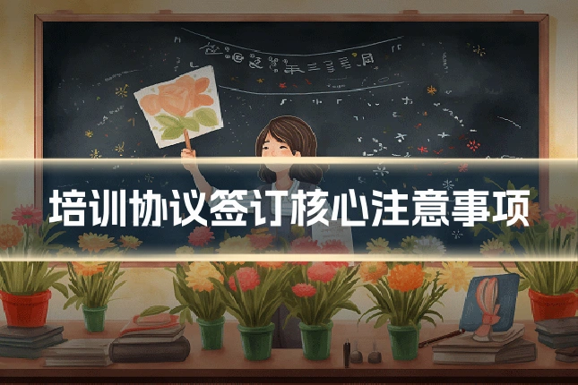 培训协议签订核心注意事项