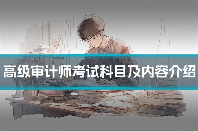 高级审计师考试科目及内容介绍