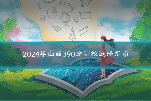 2024年山西390分院校选择指南
