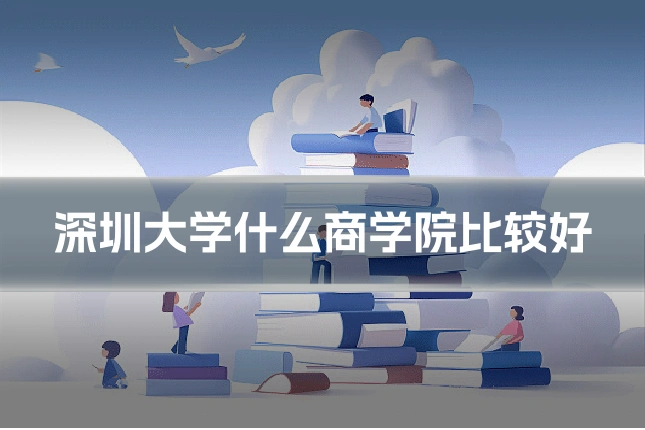 深圳大学什么商学院比较好