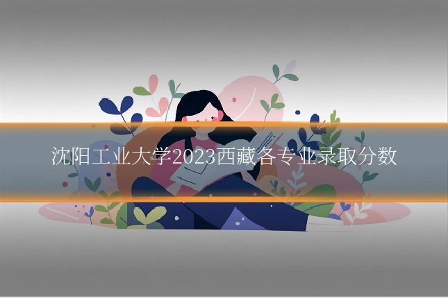 沈阳工业大学2023西藏各专业录取分数
