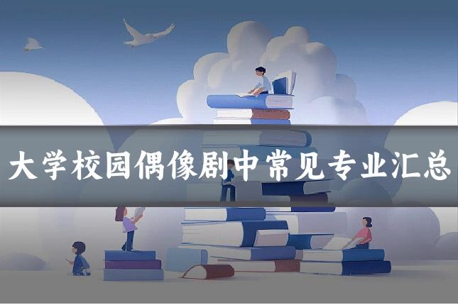 大学校园偶像剧中常见专业汇总