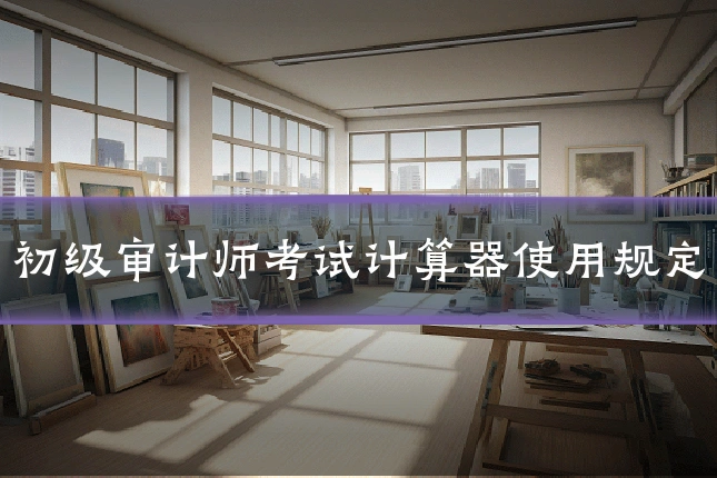 初级审计师考试计算器使用规定