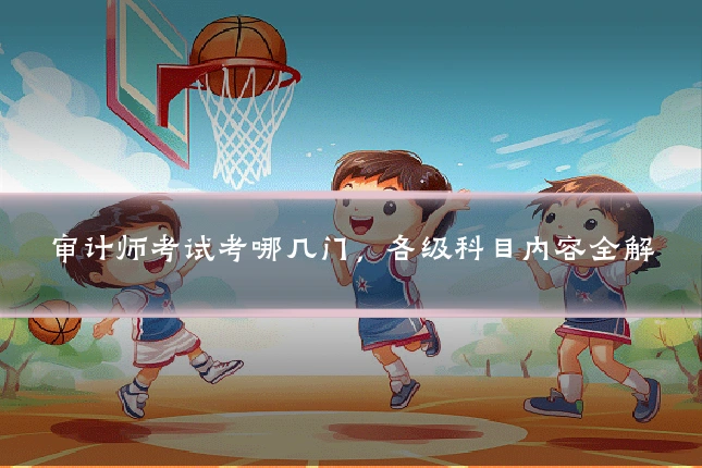 审计师考试考哪几门,各级科目内容全解