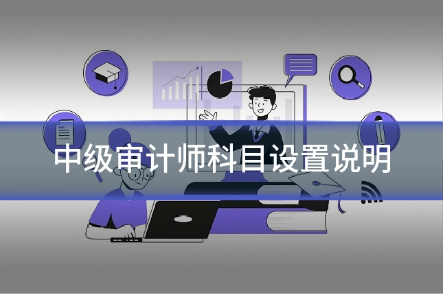 中级审计师科目设置说明