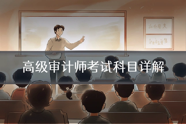 高级审计师考试科目详解
