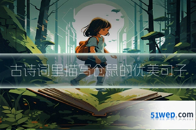 古诗词里描写仓鼠的优美句子