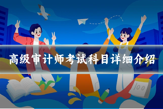 高级审计师考试科目详细介绍