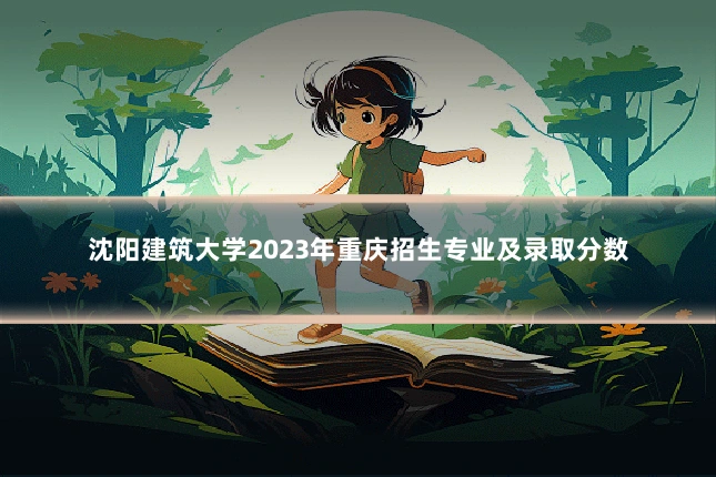 沈阳建筑大学2023年重庆招生专业及录取分数