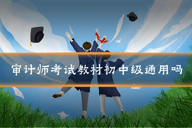 审计师考试教材初中级通用吗