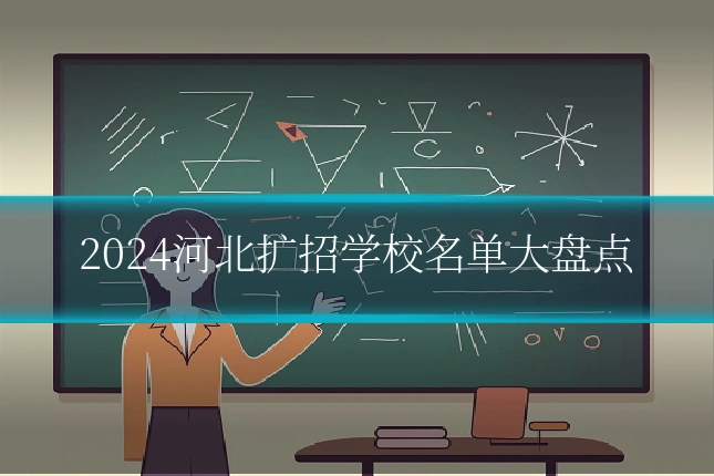 2024河北扩招学校名单大盘点