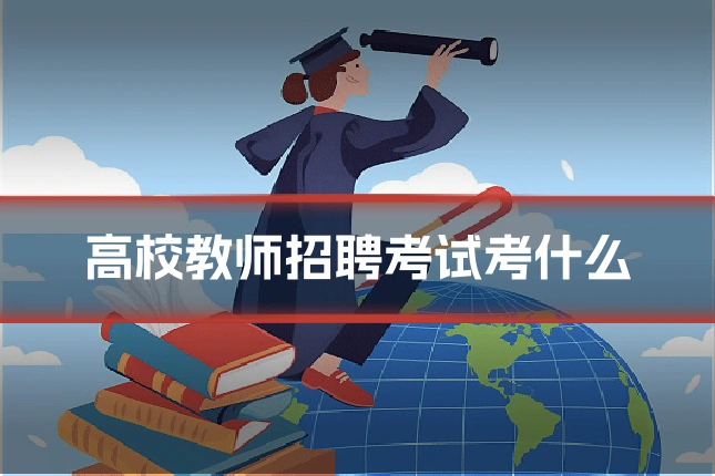 高校教师招聘考试考什么