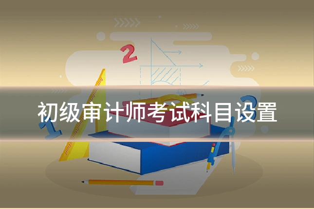 初级审计师考试科目设置