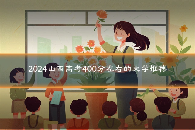 2024山西高考400分左右的大学推荐