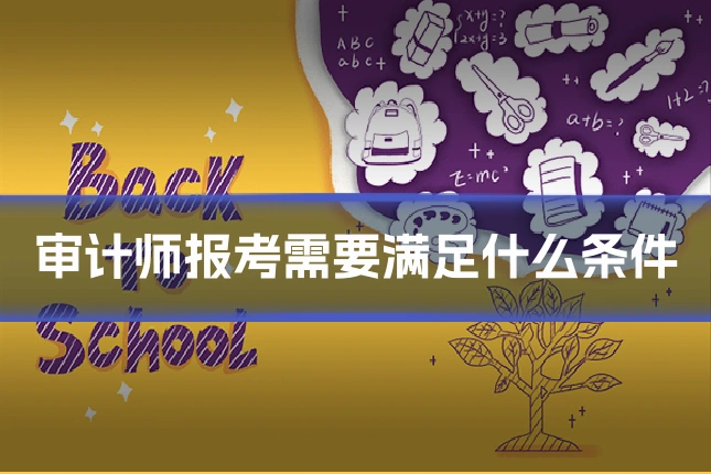 审计师报考需要满足什么条件