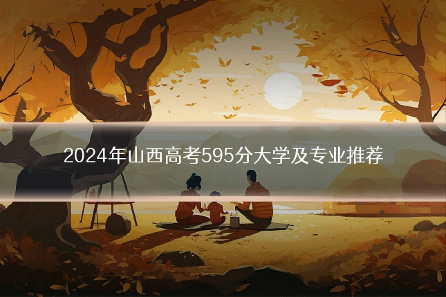 2024年山西高考595分大学及专业推荐
