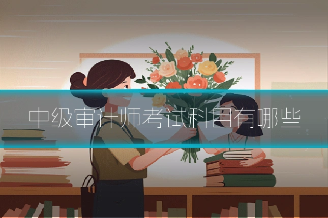中级审计师考试科目有哪些
