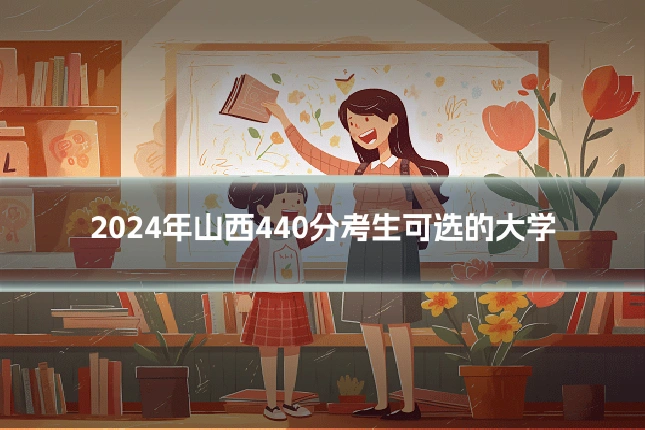 2024年山西440分考生可选的大学